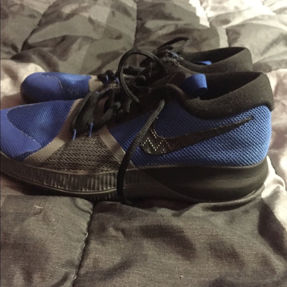 Blue And Black Nike Basketball shoes